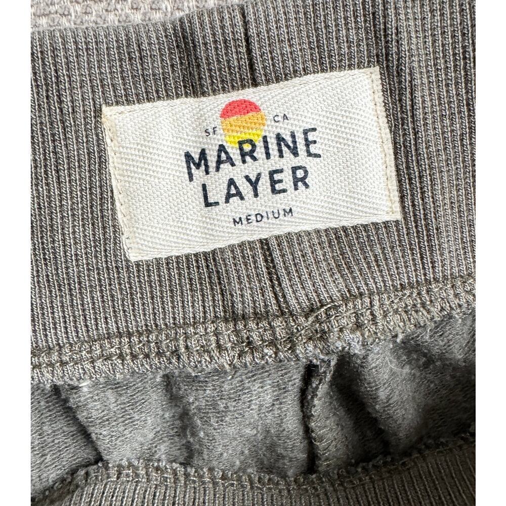 MARINE LAYER Cotton Tencel Green Pocket Jogger Active Pants Size M - Picture 3 of 3